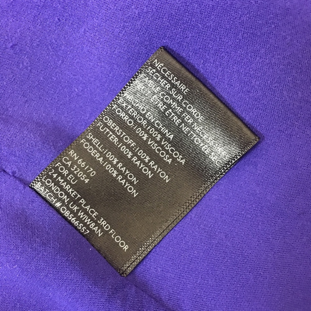 Ecote Urban Outfitters Purple Strappy Sun Dress sz LARGE - Picture 9 of 10